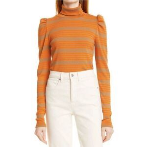 Veronica Beard Cedar Stretch Turtleneck Top